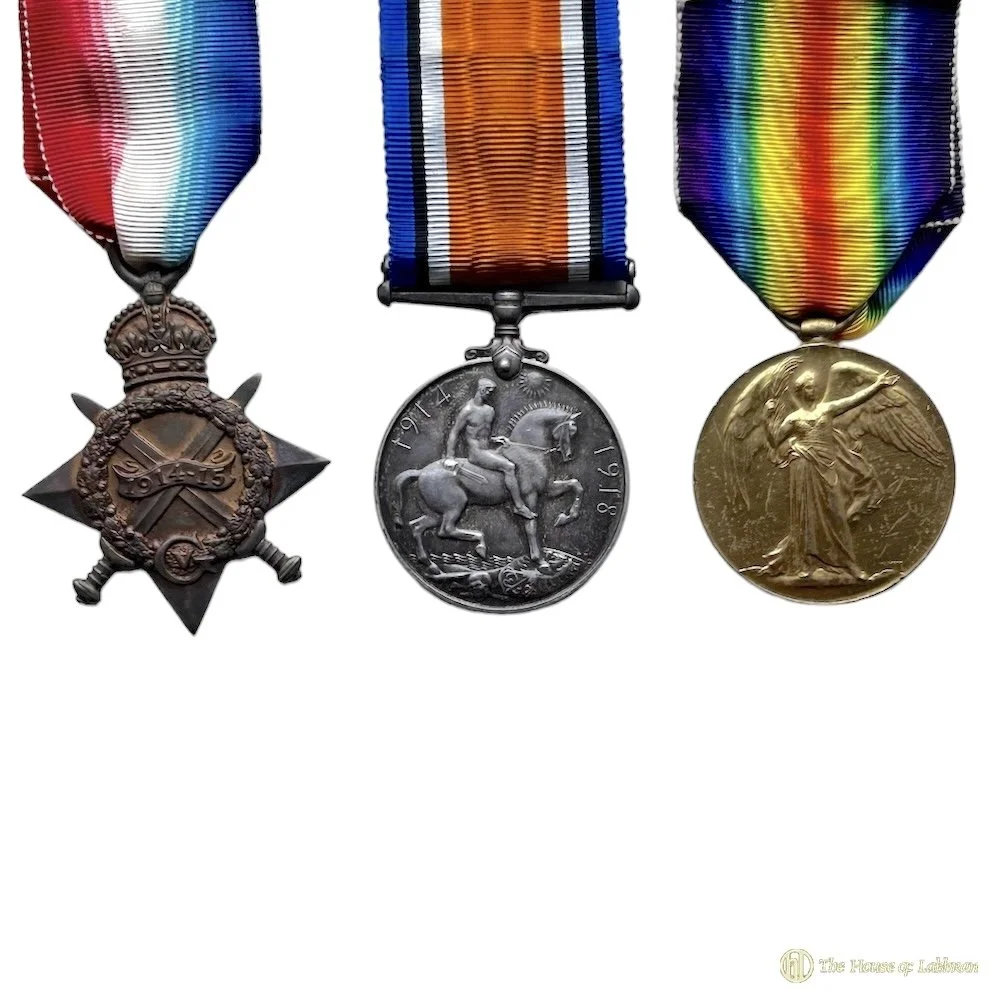 WW1 Black Watch ( Royal Highlanders ) OR's Medal Group - Issued to